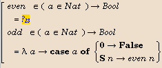 [Completing the definition of odd]