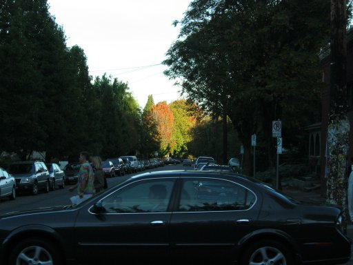[NW 23rd Ave & NW Irving St looking east]