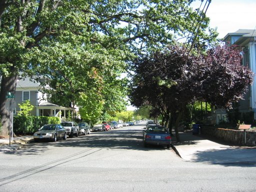[NW 23rd Ave & NW Overton St looking east]