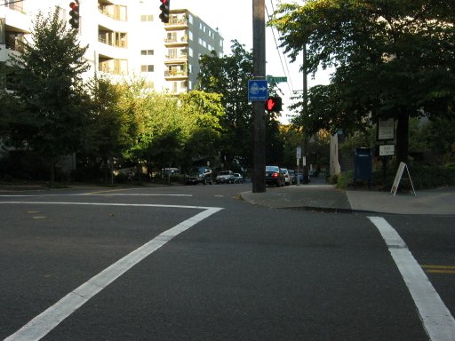 [SW Vista Ave & SW Park Pl looking east]