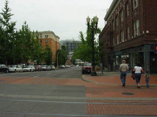 [SW 13th Ave & SW Morrison St looking north]