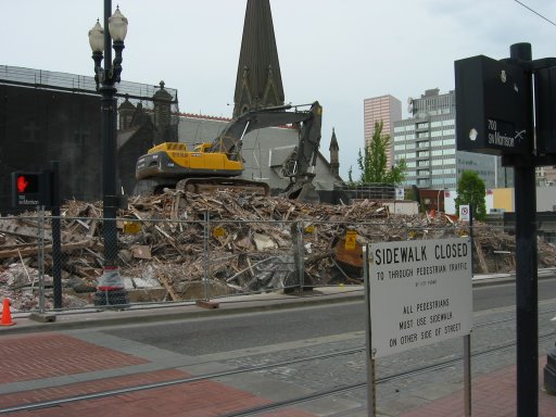 [SW 13th Ave & SW Morrison St looking northeast]