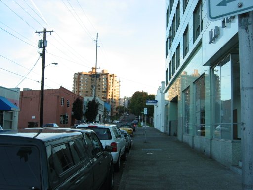 [NW 21st Ave & W Burnside St looking south]