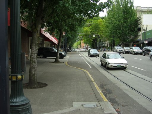 [SW 10th Ave & SW Morrison St looking south]
