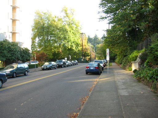 [SW Vista Ave & SW Park Pl looking south]