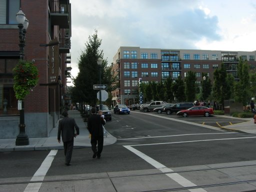 [NW 10th Ave & NW Johnson St looking west]