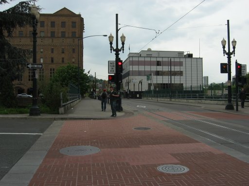 [SW 13th Ave & SW Morrison St looking west]