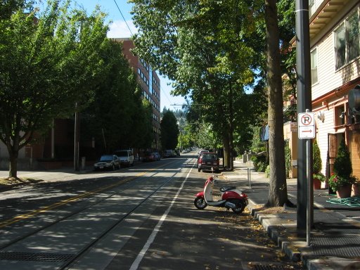 [NW 21st Ave & NW Northrup St looking west]