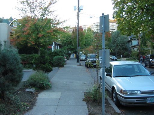 [NW 23rd Ave & NW Everett St looking west]
