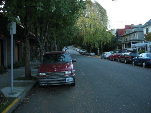 [NW 23rd Ave & NW Irving St looking west]