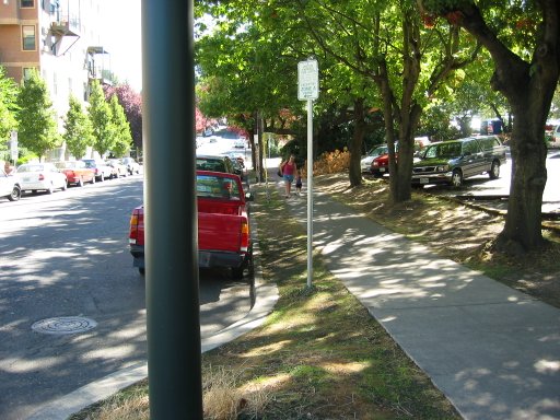[SW 18th Ave & SW Columbia St looking east]