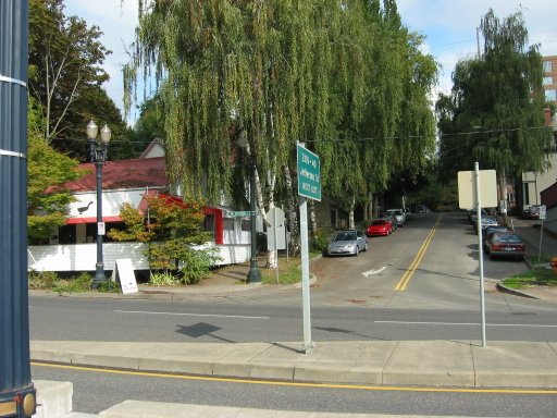 [Goose Hollow Jefferson MAX Station looking north]