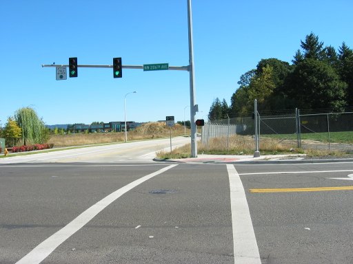 [NW Wilkins St & NW 206th Ave looking east]