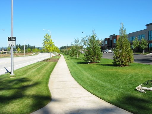 [NW Wilkins St & NW Amberglen Pky looking north]