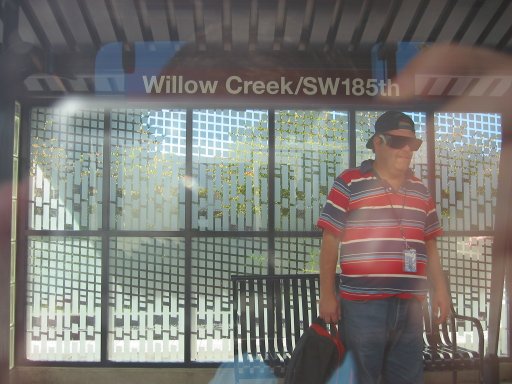 [Willow Creek/SW 185th MAX Station looking south]