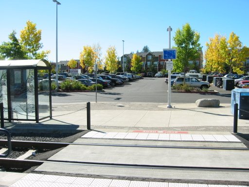 [Quatama/NW 205th Ave MAX Station looking south]