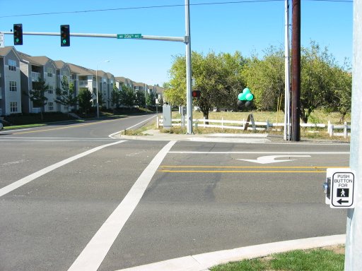 [NW Wilkins St & NW 206th Ave looking west]