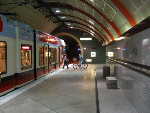 [Washington Park MAX Station looking east]