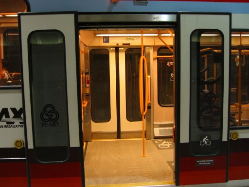 [Washington Park MAX Station looking north]